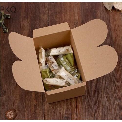 20pcs white/black brown paper Candy Boxes Classic Gift Box Wedding Birthday Anniversary Favor Boxes cardboard paper packing box