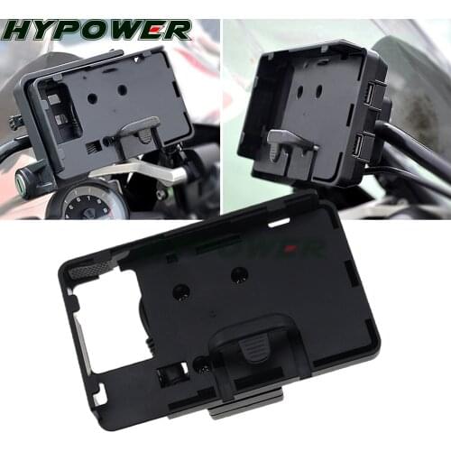 2018 New For BMW R1200GS LC 2013-On Mobile Phone Navigation Bracket For GARMIN USB Phone Charging R1200 GS ADVENTURE ADV 12MM