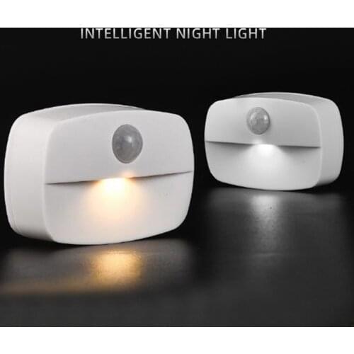 2021 New LED Motion Sensor Light Battery Operated Wireless Wall Lamp Night Light No Glare Corridor Closet LED Cabinet Door Light