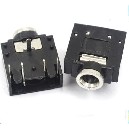 3F07 dual channel 3.5 audio socket/headphone socket five-pin