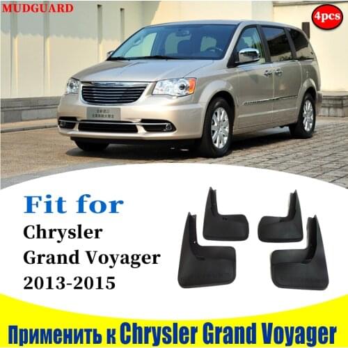 Mudflaps FOR Chrysler Grand Voyager Mudguards Fender Mud Flap Guard Splash Mudguard Fenders car accessories auto styline 4pcs