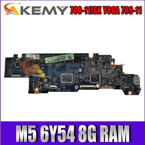 BIZY1 LA-D131P for Lenovo YOGA 700-11ISK YOGA 700-11 notebook motherboard CPU M5 6Y54 8G RAM Mainboard