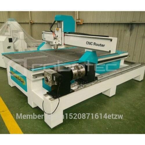 Acrylic woodworking 4 axis 1325 wood cnc router machine