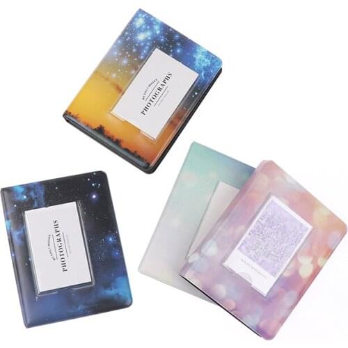 64 Pockets Photo Book Album 3 Inch Storage Name Card Holder For Instax Mini Fuji Films PaperDIY Photo Album Sticker Frame