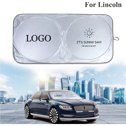 Auto Sunshade Summer Cooling Visor Cover Protector Windshield Sun blind protection parasol coche car accessories for Lincoln