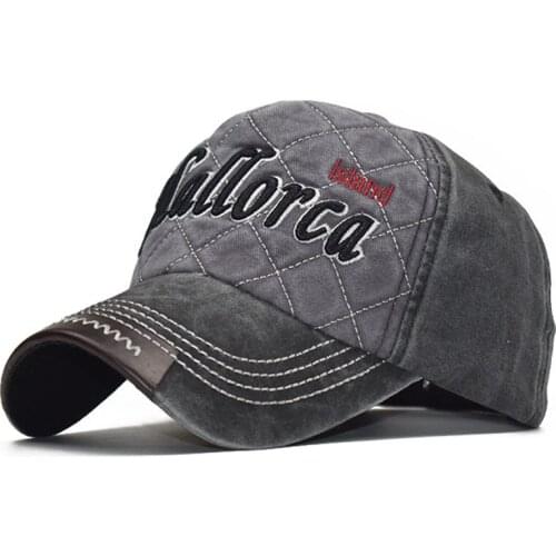 Baseball cap cotton made old washed letters embroidery outdoor sun hat designer hat trucker hat hat men snapback cap