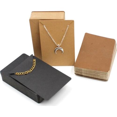 50pcs 6x9cm jewelry package paper Earrings Necklace Display Cards Cardboard Earring Package Hang Tag Card for Earring Necklaces