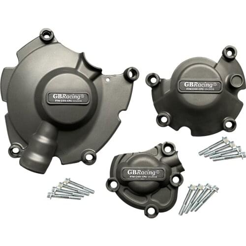 Black Motorcycles Engine Protection Cover Water Pump Covers Case for GB Racing For YAMAHA YZF-R1 YZF1000 R1 2015-2016