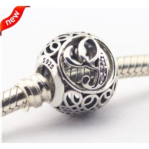 CKK 925 Sterling Silver Jewelry Vintage G Original Fashion Charms Beads Fits Bracelets For Jewelry Making