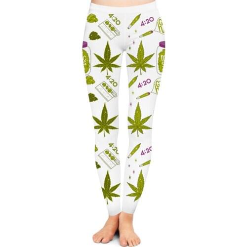 Custom Made Fly High - Stonners World - 420 Sublimation Printing Pants Leggings