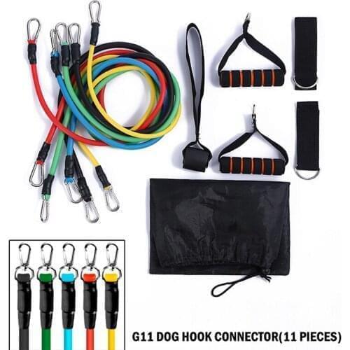 Multi-Function Sports Rally Suit Yoga Pull Rope Resistance Bands Fitness Training Belt Elastic Exercise Ring Crossfit Band