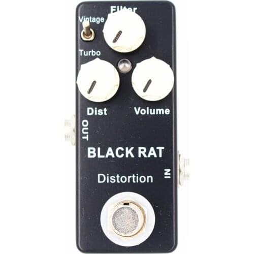 Mosky BLACK RAT Distortion Guitar Effect Pedal Mini Effect Pedal Full Metal Shell Guitar Parts & Accessories