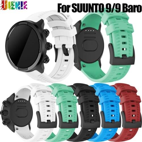 24mm Silicone Sport Wristband For SUUNTO 9 Smart Watch Frontier/Classic Replacement Strap For SUUNTO9 Wrist Bracelet Accessories