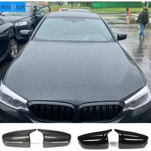 New Carbon Fiber Rearview Mirrors Cover Cap Fit for BMW 5 Series G30 G38 7 Series G11 G12 2017-2020