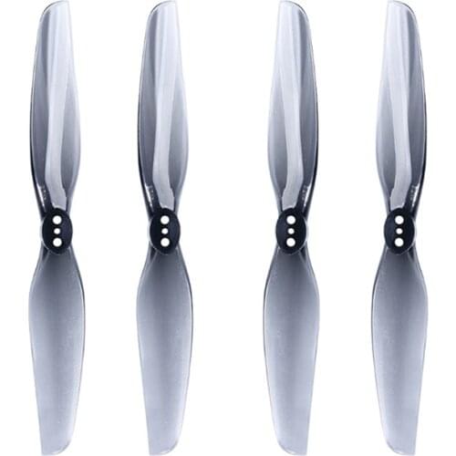 HQ Durable Prop 4X2.5 4025 Grey CW CCW Poly Carbonate Propeller 4 inch 2 Paddle 5mm Shaft 1.7g For RC FPV Drone
