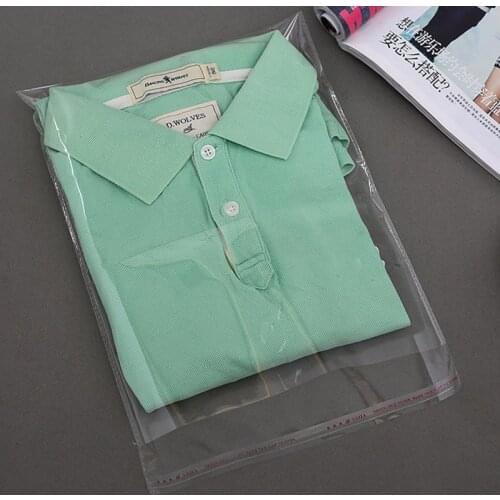 100pcs/lot Clear Plastic Bag 30x39cm Resealable Cellophane/BOPP/Poly Bags Big Opp Bag Self Adhesive Seal Packaging Bags