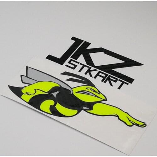 JKZ STKART Vinyl Die Cut Multi-layer Stickers Decals Cartoon Aggressive Bee ATV Motor Bike Truck Helmet Decorated Sticker