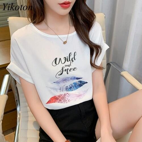 Женские шелковые футболки YIKOTON China At AliExpress