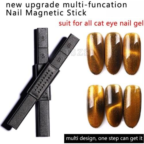 1pcs/lot Multi-function 3D Cat Eye Effect Magnetic Nail Art Stick Strong Magnet Rod Board Manicure Tool