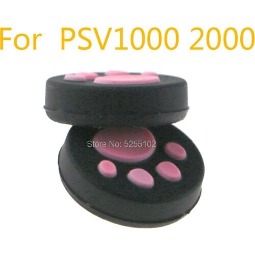 200pcs Thumbstick Grip cat Cap Analog Joystick Protective Cover Button Pad Case For Sony PlayStation Psvita PSV 1000 2000