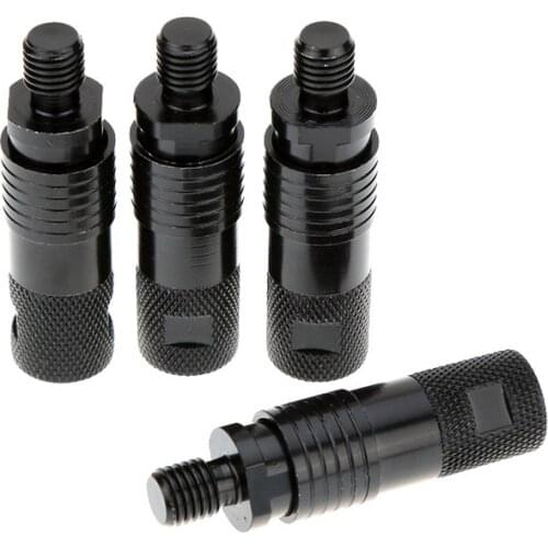 4pcs Carp Fishing Quick Adapter Set Fishing Rod Alarm Bracket Quick Release Connector for Bite Alarms Fishing Tackle