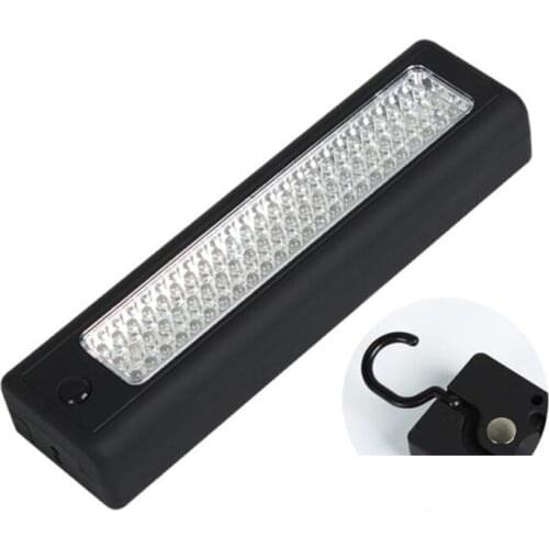 72LED emergency work light, inspection light, grinded surface long hook light, car work light