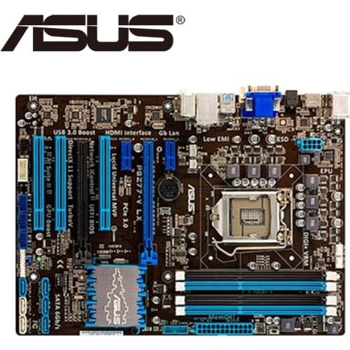 Asus P8Z77-V LX Desktop Motherboard Z77 Socket LGA 1155 i3 i5 i7 DDR3 32G ATX UEFI BIOS Original Used Mainboard On Sale