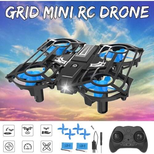 C56 Mini Grid RC Drone Quadcopter Headless Mode Remote Control Aircraft Electronic Outdoor Helicopter Model Gift Toys for boys