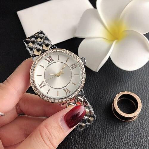 2020 Fashion Diamond Quartz Watch Womens Watches Gold Clock Simple Laides Watches For Women Wrist Watch Waterproof Wristwatch