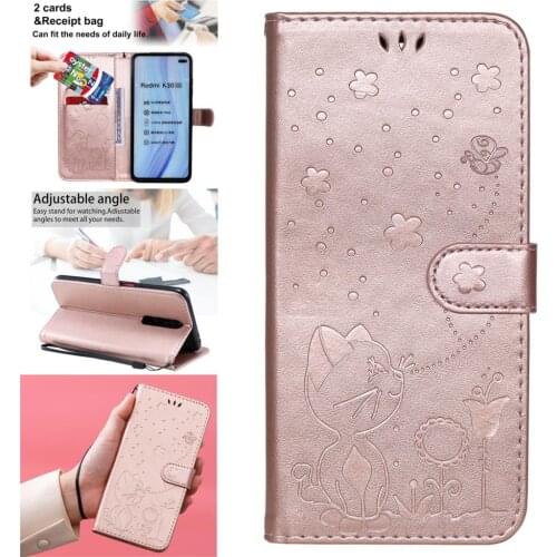 Smart Phone Cases For Xiaomi etui Redmi K20 New Case PU Leather Flip Book Cover sFor Redmi Protective hoesje Pro 9T K30 Hong mi