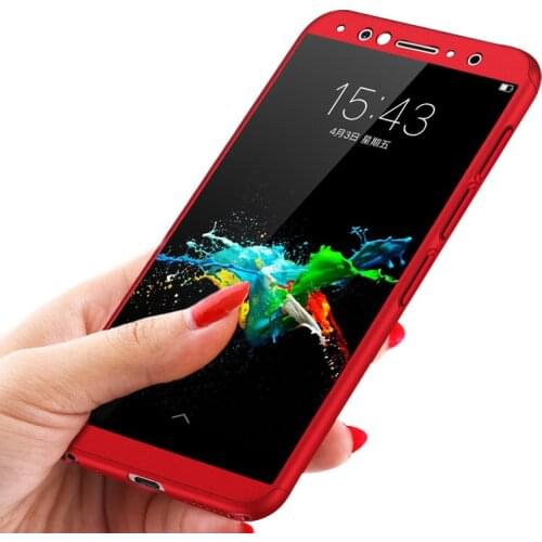 360 Degree Full Protection + Tempered Glass Bags Case For BBK Vivo V3 V3max X6 X6Plus X7 X7Plus x9 x9plus X20 X20Plus Phone Back
