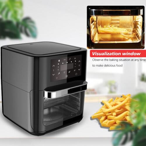 HAEGER 12L 1700W Touch-Screen Air Fryer without Oil Large Capacity Deep Fryer Oven Convection oven hot air Baking Cooker