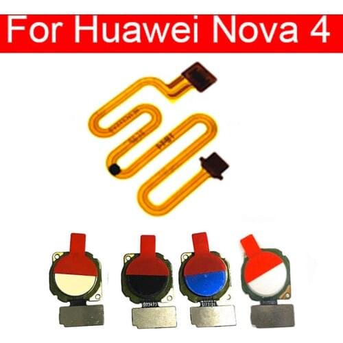 Home Button Flex Ribbon Cable Assembly For Huawei Nova 4 Nova4 Home Return Key Button Flex Ribbon Cable Replacement Parts