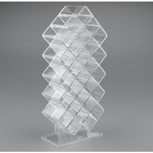 Lipstick Organizer Storage Container Lipgloss Nail Polish Holder 28 Holes