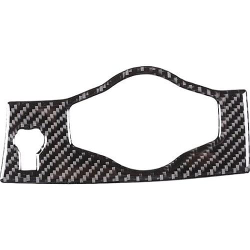 For Audi 09-16 Headlight switch ring soft carbon fiber Automobiles Parts Accessories Interior Automotive Interior Stickers