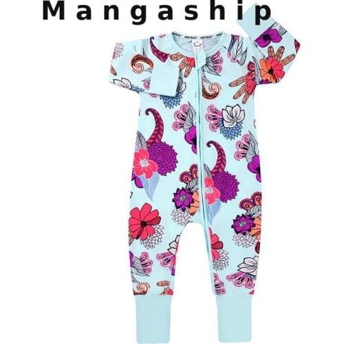 Autumn Baby Rompers Baby Boy Clothing Floral Baby Girls Clothes Cartoon Kids Outfits New Fashion Infant Jumpsuit Roupas Bebes