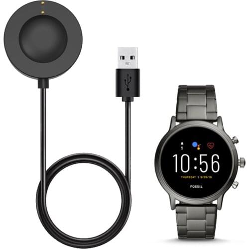 Magnetic USB Charging Cable Cord Dock Charger Adapter For Fossil Gen 4 Explorist/Venture/Sloan 5 Carlyle/Julianna HR Sport Watch
