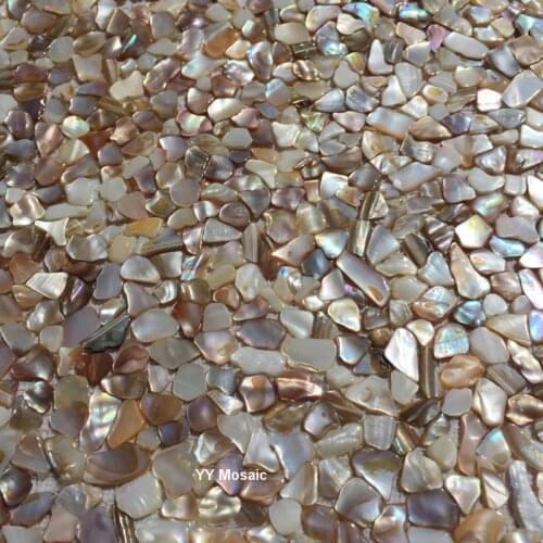 Pure Natural Original Colors Irregular Shell Mosaic Tile for Hotel Hall Bathroom Sink Backdrop Living room Wall Tile Floor Tile