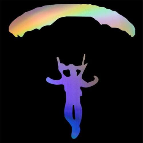 Skydiving Enthusiasts Car Sticker Skydiving Parachute Extreme Sports