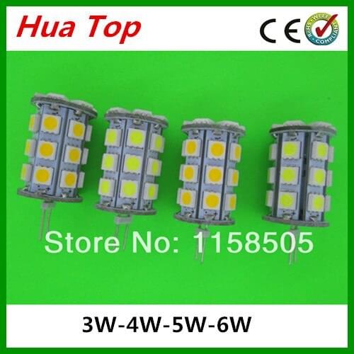 New Lampada 10pcs/lot DC/AC 12V G4 LED crystal light 3W 4W 5W 6W 5050 SMD G4 LED Bulb Lamp Free shipping ( High Brightness )