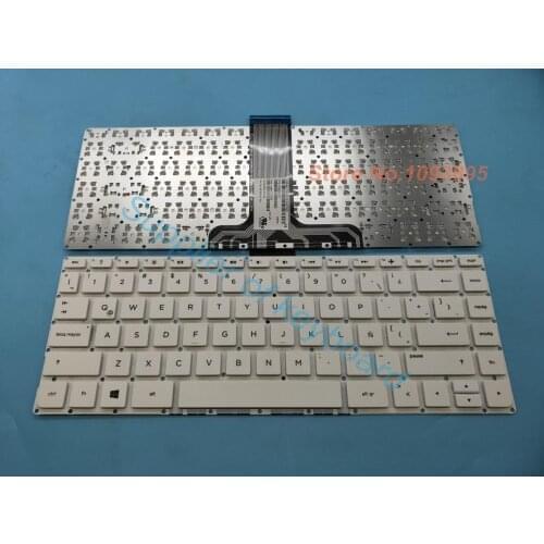 NEW Latin keyboard For HP Stream 14 G1 NSK-CX3SQ Latin Spanish keyboard White