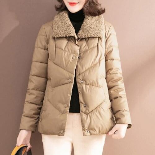 Fall/Winter New Style Filling Cotton Jacket Ladies Short Coat