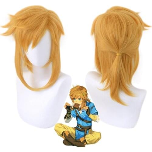 Wig Anime Short Ponytail Wig Cosplay Costume Halloween Carnival Party Heat Resistant Synthetic Hair Mens Womens Wigs