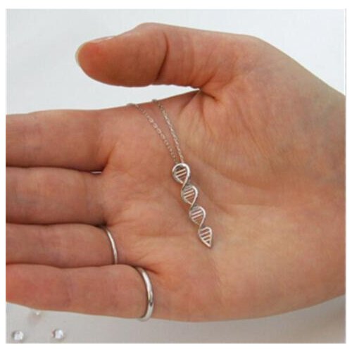 Drop shipping-Science jewelry DNA Necklace Biology Jewelry, Molecule Necklace