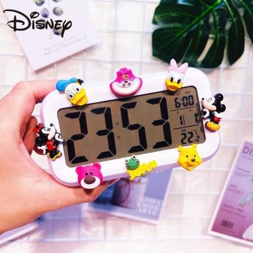 Disney alarm clock students create childrens multi-functional digital smart time clock with silent bed head glow-in-the-dark