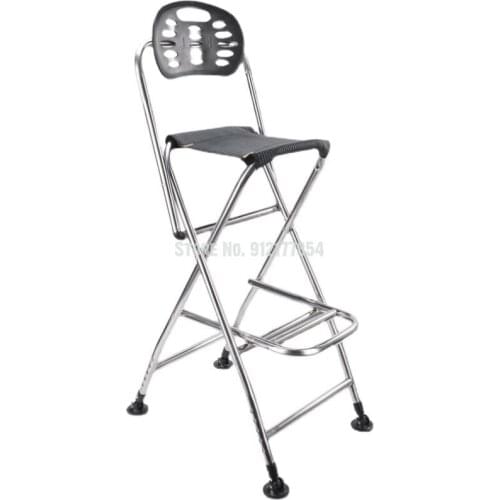 Stainless steel bridge raft chair raft fishing chair foldable and liftable bridge raft fishing chair new portable bridge fishing