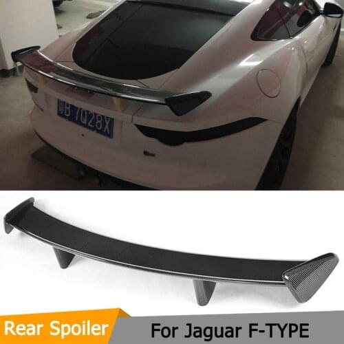 Carbon Fiber Car Auto Racing Spoiler Lip Wing for Jaguar F-TYPE Coupe 2014-2018