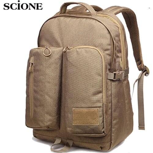 Military Tactical Backpack Camping Hiking Bag Nylon Army Bags Hunting Mountaineering Rucksack Outdoor Mochila Militar XA883WA