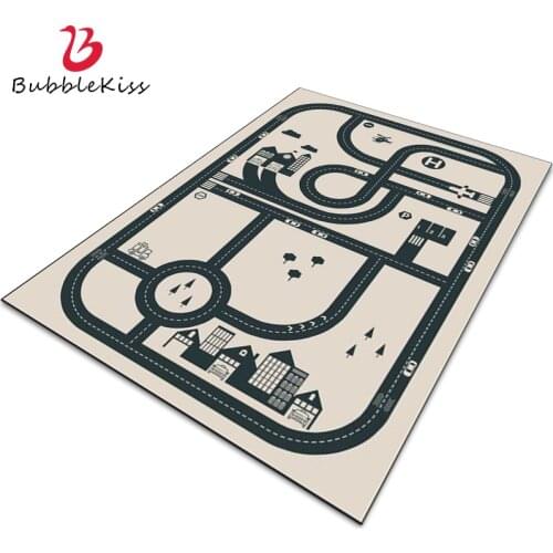 Bubble Kiss Creative Carpet For Childrens Play Area Anti Static Carpets Decor Living Room Customize Home Bedside Non Slip Mat