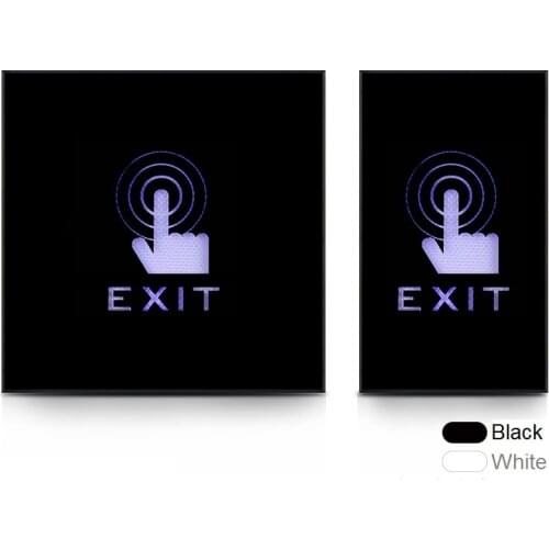1PCS Touch Type Door Exit Switch Infrared SensOr Door Exit Button with LED Indicator Light